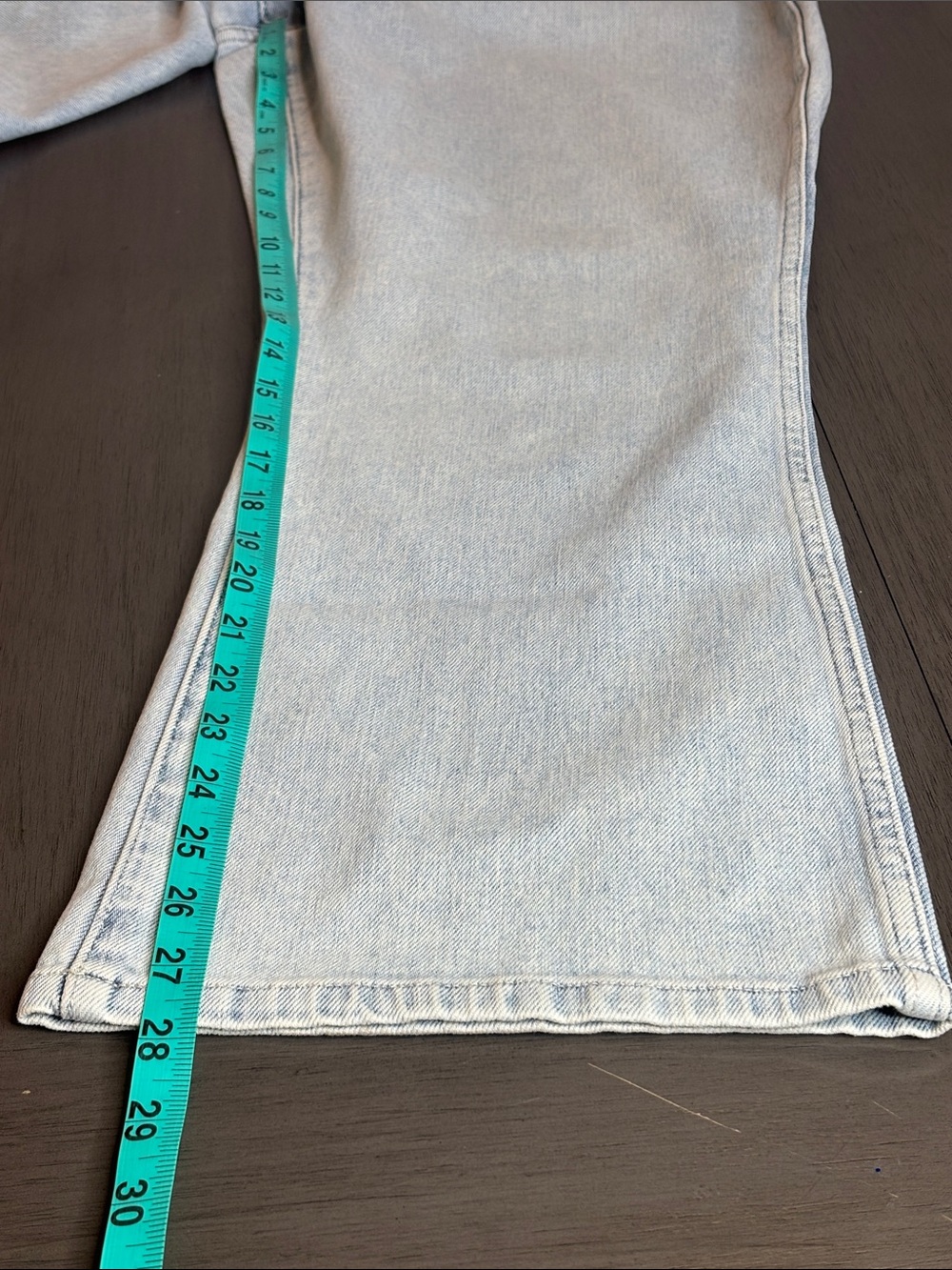 💙 Banana Republic High Rise Crop Bootcut Jeans Women’s 35 Light Wash Stretch 💙 - Picture 10 of 11